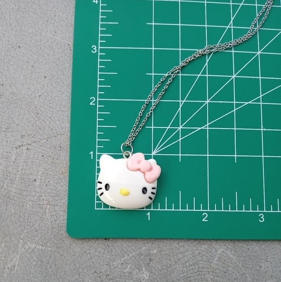 2/$10 Stainless Steel Hello Kitty Necklace - Pink - Picture 3 of 3